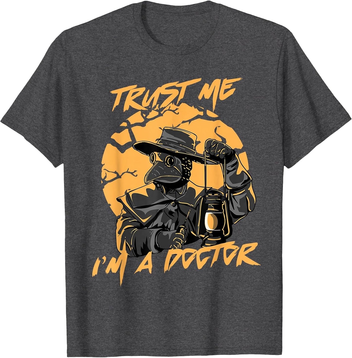 Trust Me I'm A Doctor Steampunk Medieval Raven Plague Doctor