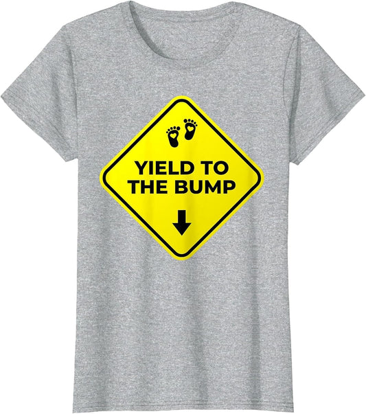 Yield to The Bump Funny Halloween Pregnancy Announcement