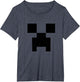 Minecraft Minimalist Big Creeper Face Pixel