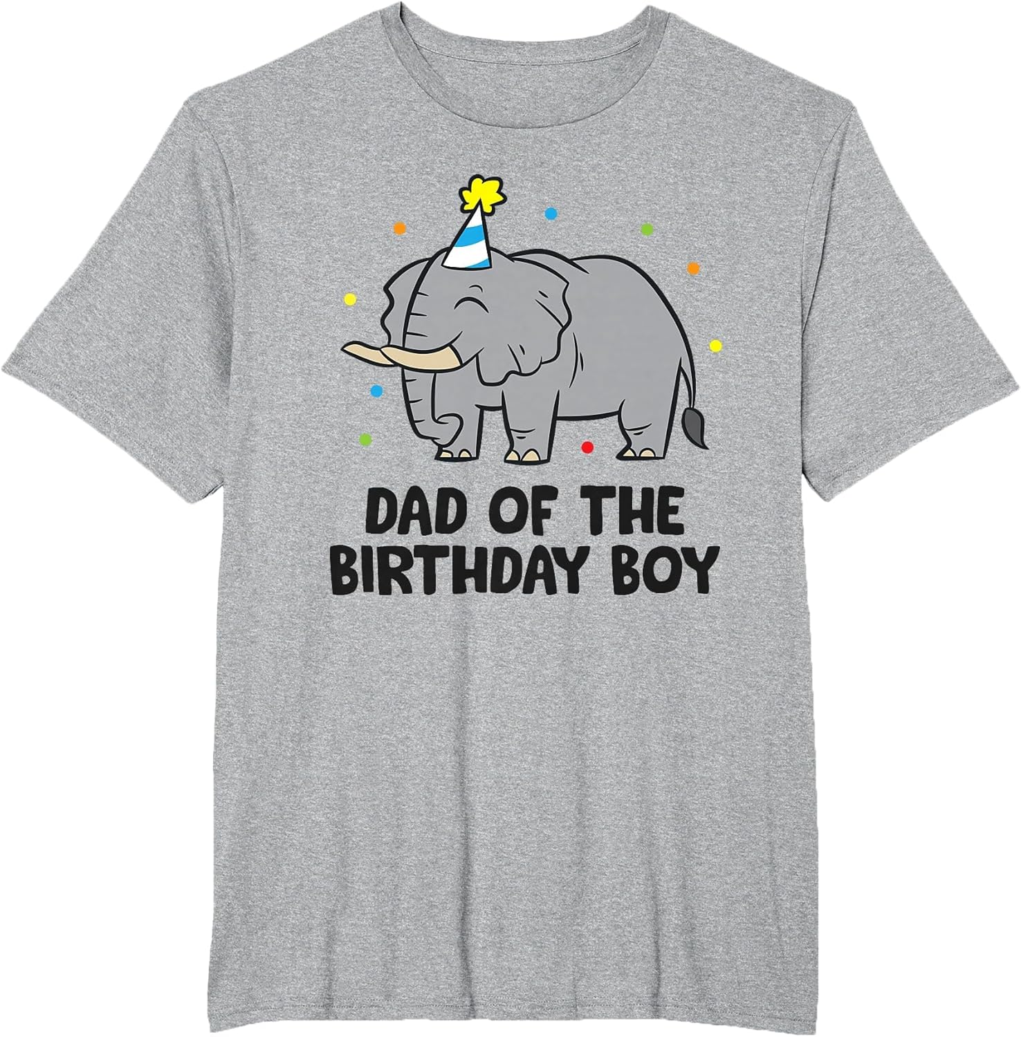 Dad of The Birthday Boy Matching Elephant Birthday