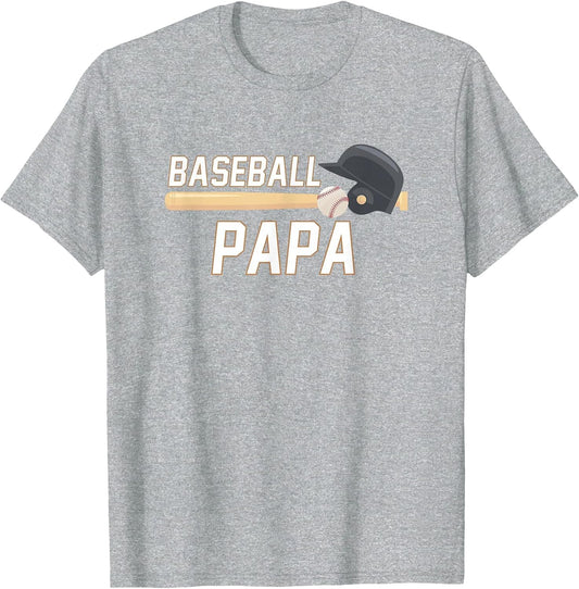 Baseball Papa Fathers Day Baseball Grandpa