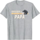 Baseball Papa Fathers Day Baseball Grandpa