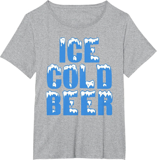 Ice Cold Beer for Outdoor BBQ Barbeque Beer Drinker Shirt