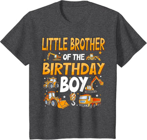 Little Brother of The Birthday Boy Construction Excavator
