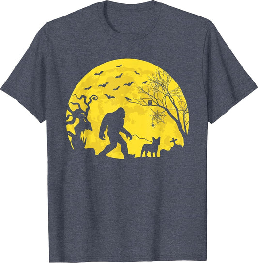 Halloween Bigfoot Walking French Bulldog