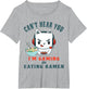 Cat Video Gamer - Can't Hear You I'm Gaming and Eating Ramen