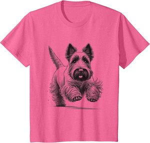 Scottish Terrier Dog Scottie Running Design