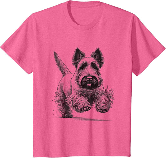 Scottish Terrier Dog Scottie Running Design