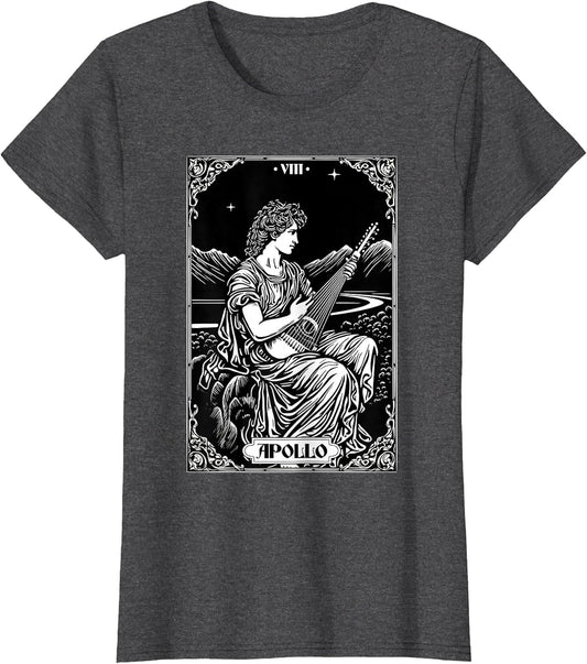 Tarot Card Apollo Lyre Greek God Mythology