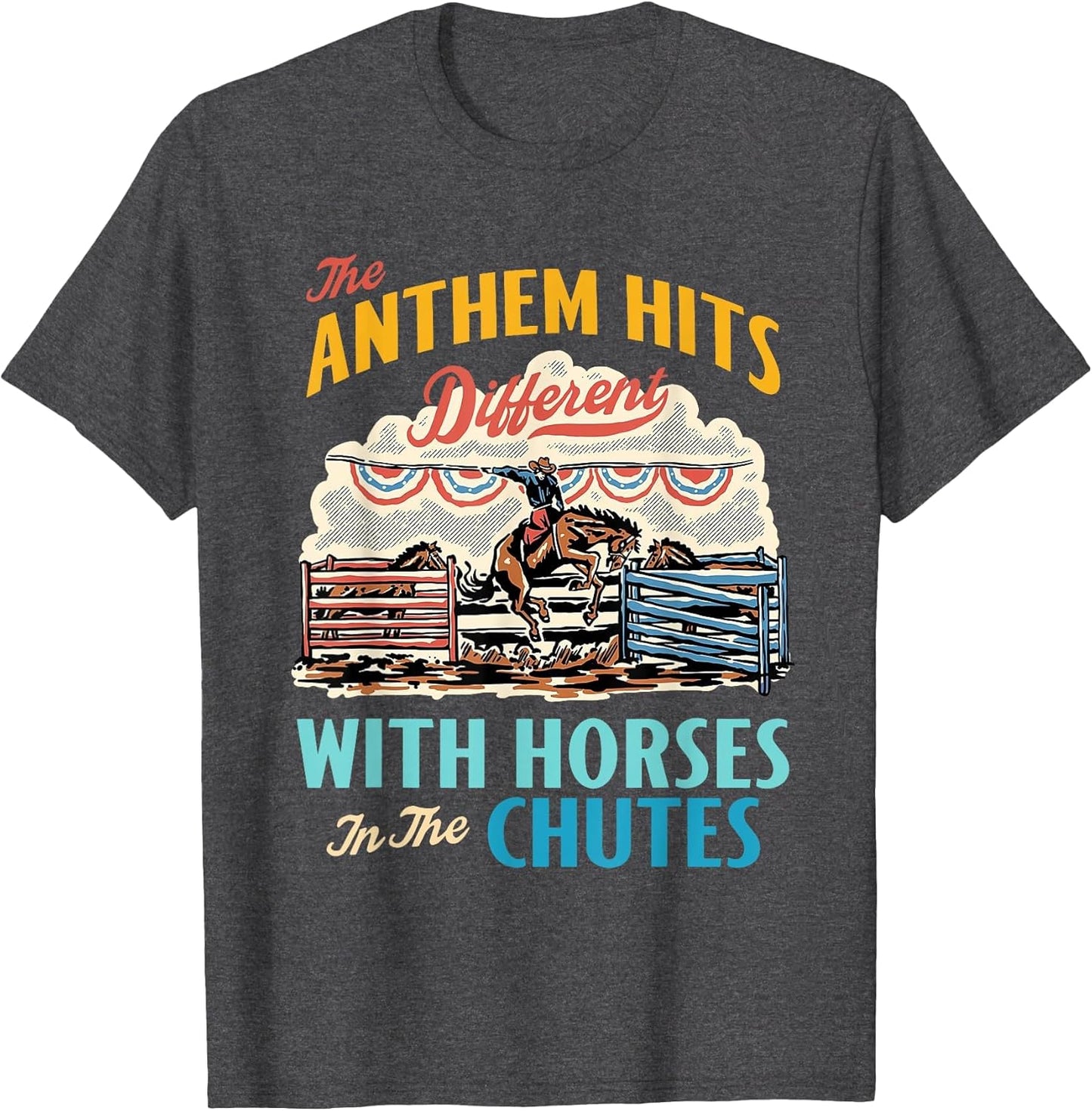 The Anthem Hits Different with Horses in The Chutes
