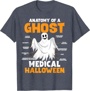 Anatomy of A Ghost Medical Halloween Doctor Nurse Spooky
