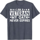 I am A Veteran My Oath Never Expires US Veterans Day