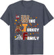 Wine Turkey Family W T F Thanksgiving Day Plaid Leopard