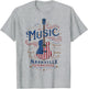 Rock American Flag Patriotic USA Music Nashville Guitar