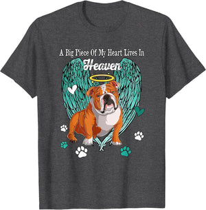 Heart Lives in Heaven Costume English Bulldog Memories Owner