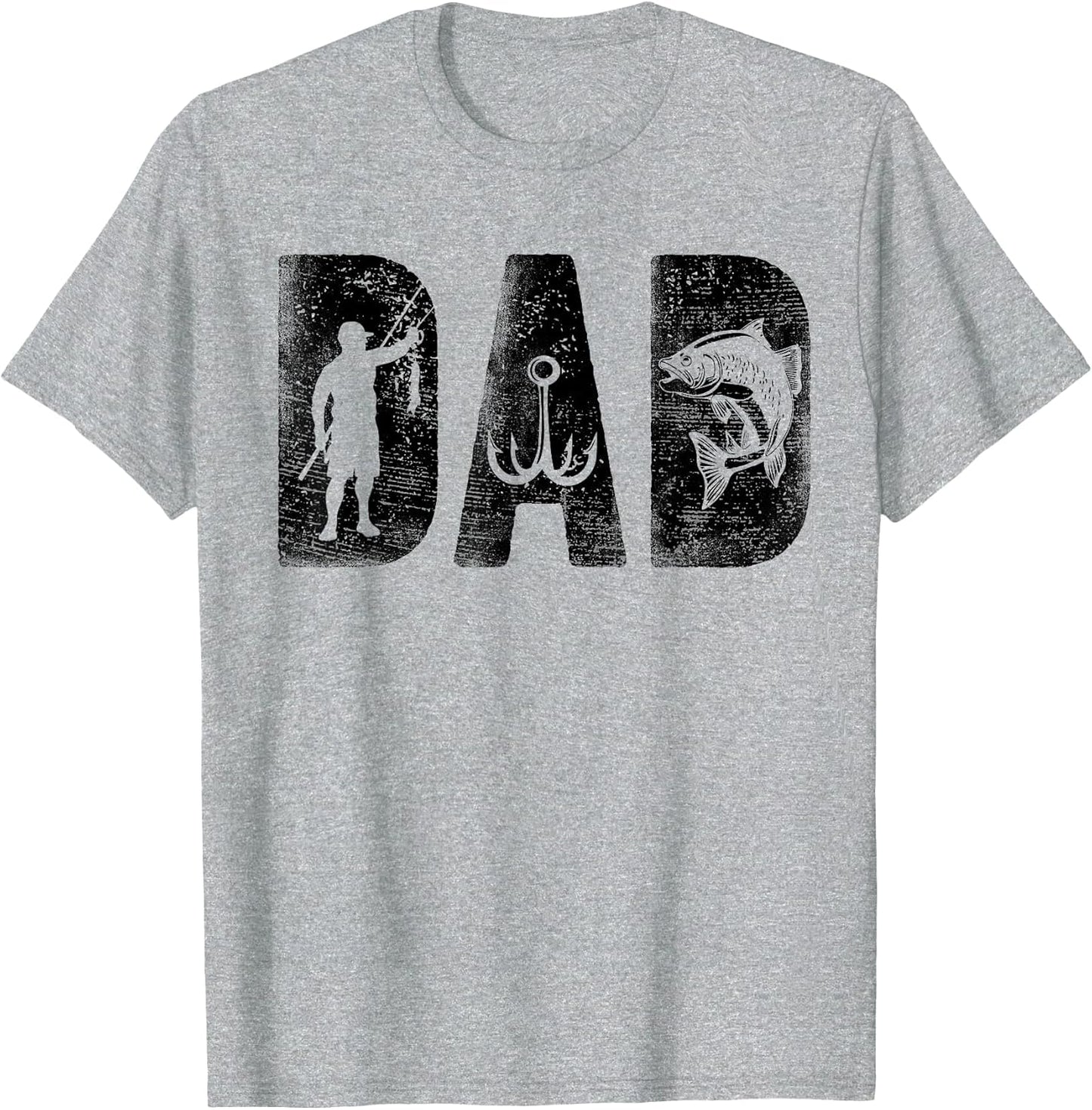 Fishing Dad Birthday Classic Bold Font Fish Daddy