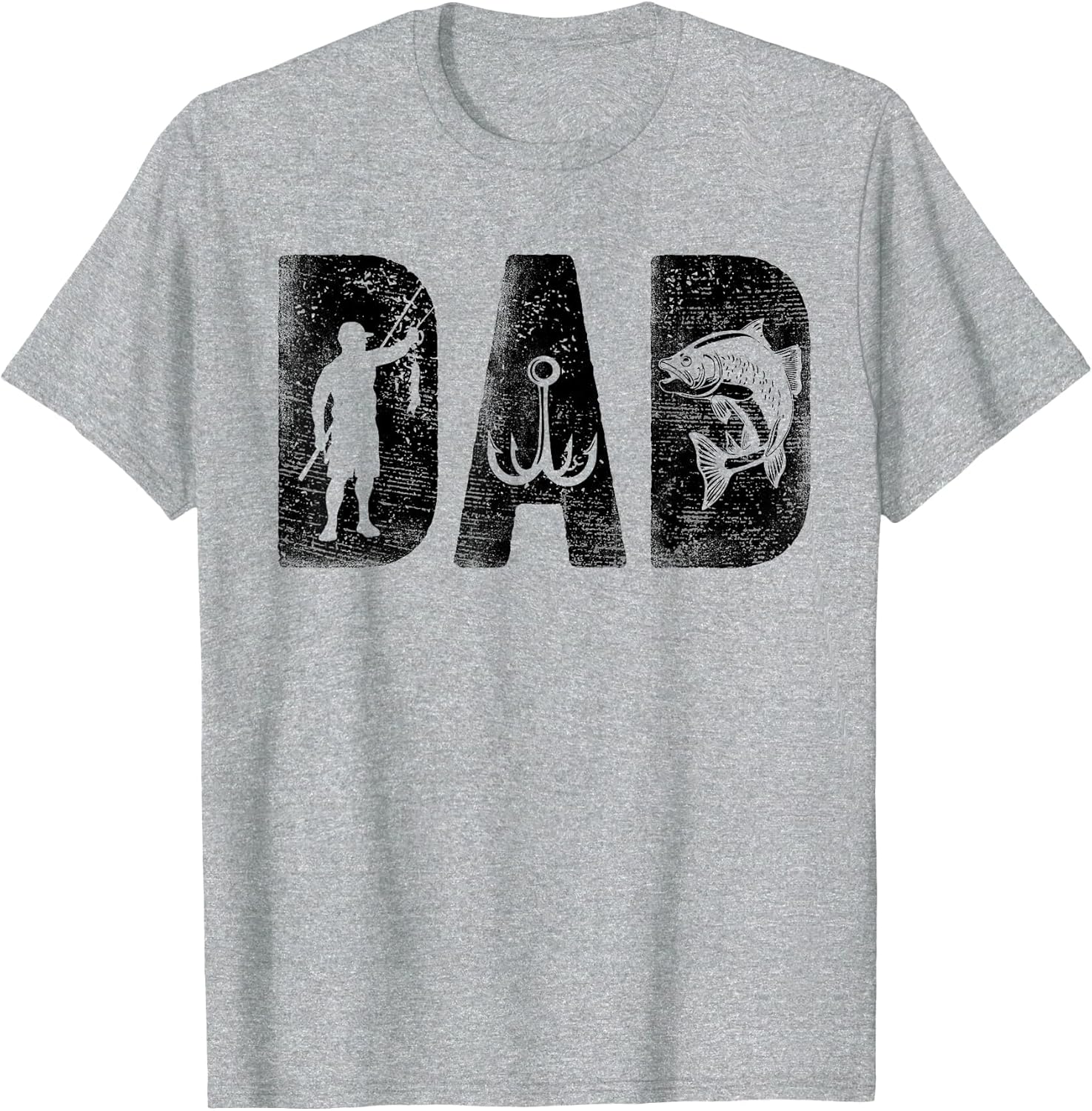 Fishing Dad Birthday Classic Bold Font Fish Daddy