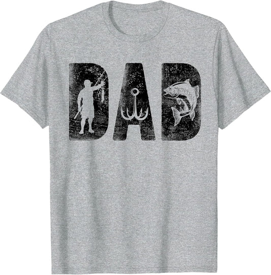 Fishing Dad Birthday Classic Bold Font Fish Daddy
