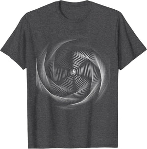 Geometric Black Hole Optical Illusion Spiral Trippy