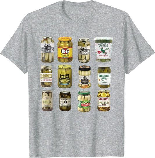 Vintage Canned Pickles Lover Funny Trendy Women Men