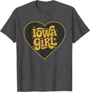Retro Iowa Girl Heart Throwback Iowa Girls