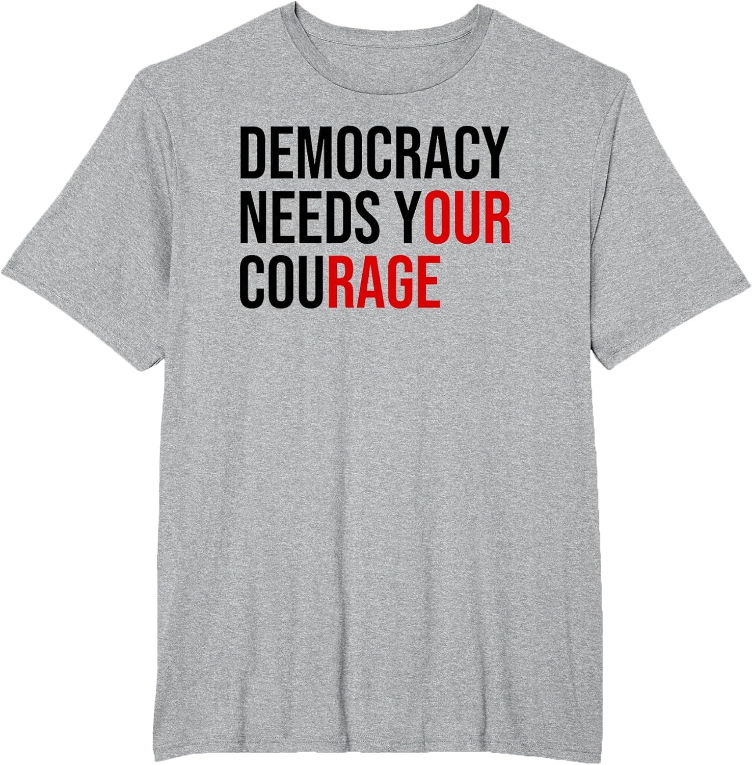 Democracy Needs Your Courage Sign Resist Fascism Protest