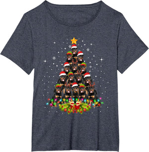 Rottweiler Dogs Tree Christmas Sweater Xmas Pet Animal Dog
