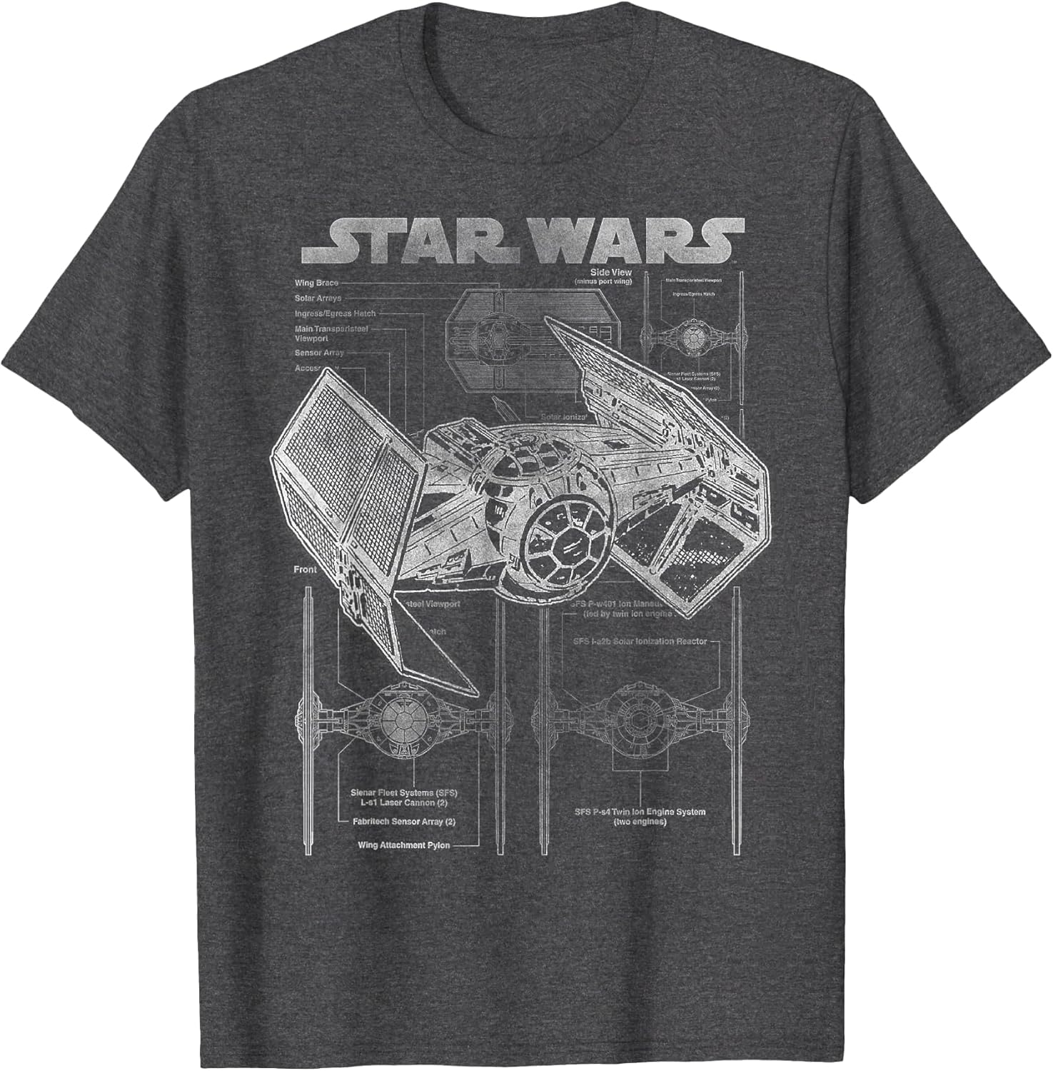 Star Wars TIE Fighter Blueprint Schematics