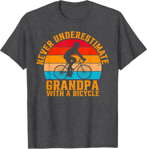Never Underestimate Grandpa with A Bicycle Cycling Grandpa