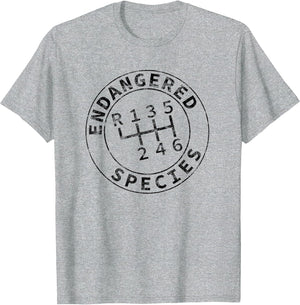 Endangered Species Stick Shift Manual Transmission Drivers