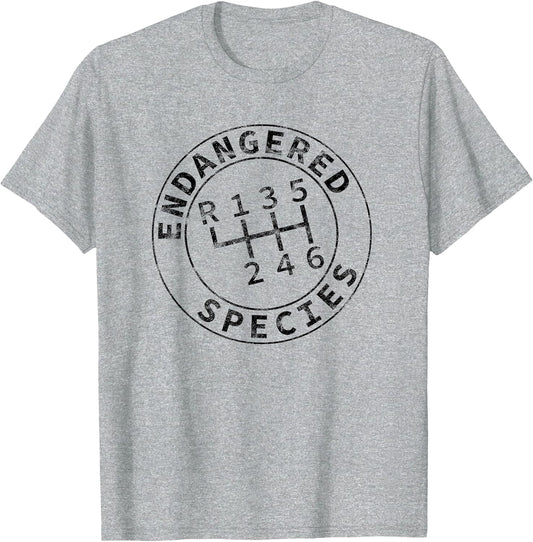 Endangered Species Stick Shift Manual Transmission Drivers