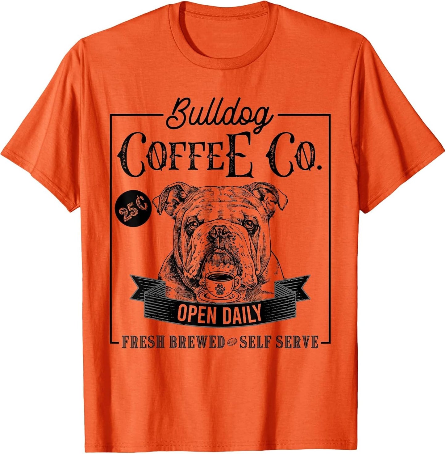 Retro English Bulldog Coffee Funny Dog Mom Coffee Lover