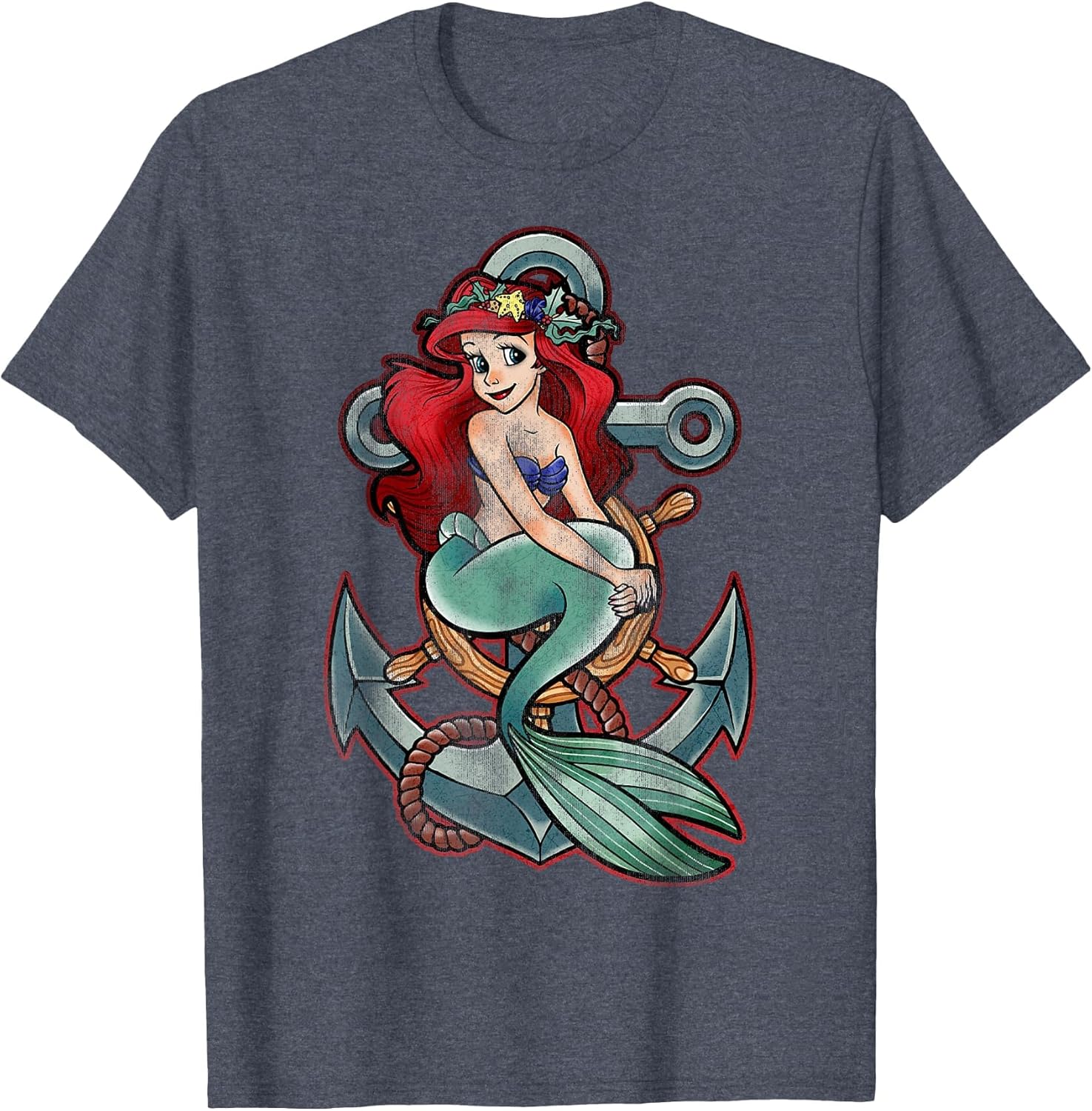 Disney The Little Mermaid Vintage Ariel Anchor Vintage Style