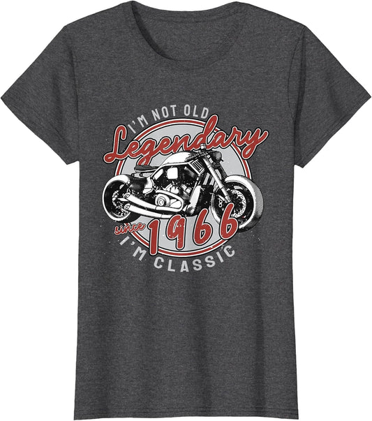 I'm Not Old I'm Classic. Biker Graphic Motorcycle 1966 55th