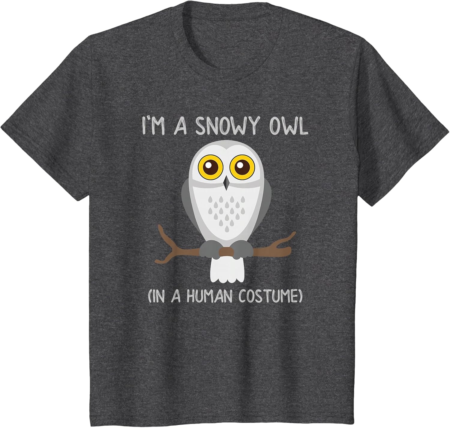 Snowy Owl Costume Funny Cute Owls Shirt