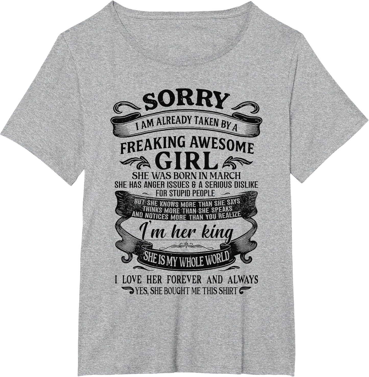 I Am Already Taken by Freaking Awesome Girl Born in March