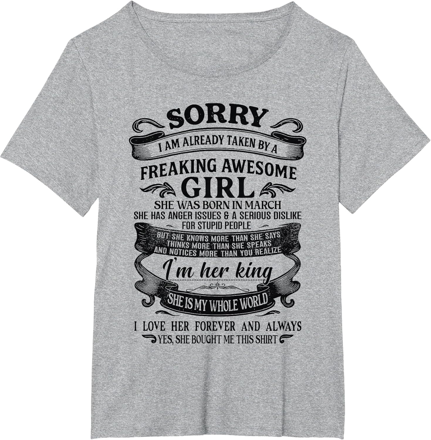 I Am Already Taken by Freaking Awesome Girl Born in March