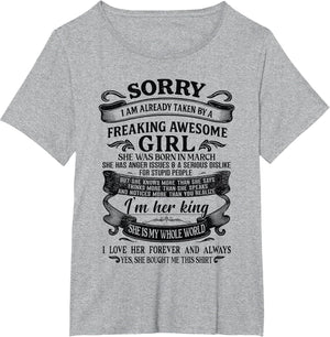 I Am Already Taken by Freaking Awesome Girl Born in March