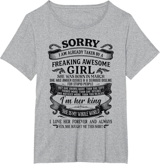 I Am Already Taken by Freaking Awesome Girl Born in March