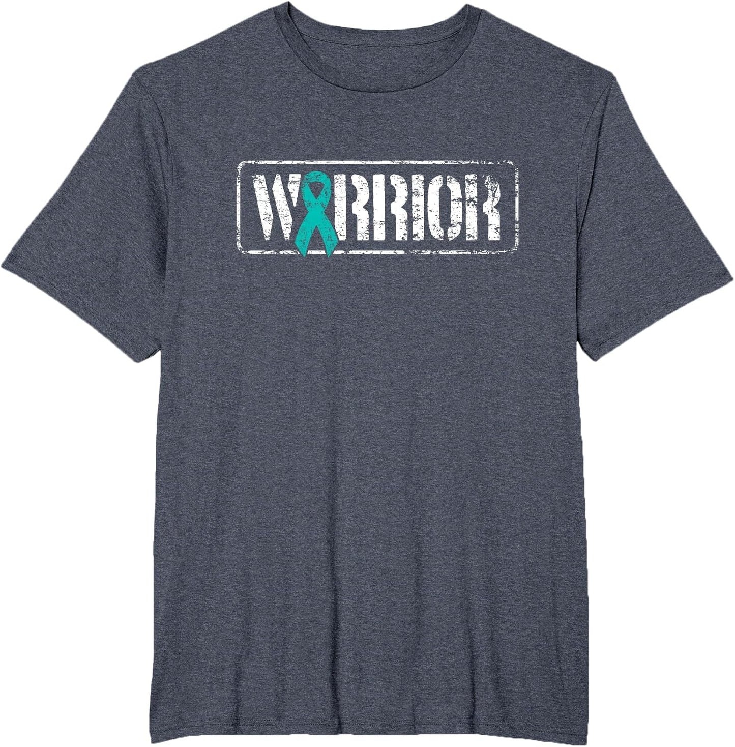 PTSD Awareness Warrior - Military-Style Teal Ribbon