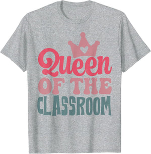 Funny Queen of The Classroom School Teacher
