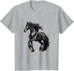 Vintage Friesian Horse