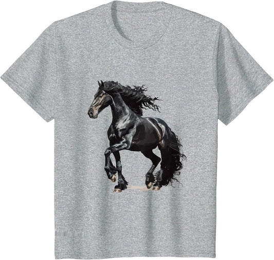 Vintage Friesian Horse