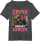 Crush Breast Cancer Awareness Monster Truck Toddler Boy Kids