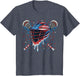 Patriotic American Flag Lacrosse Ice Cream Drip Lax Boys