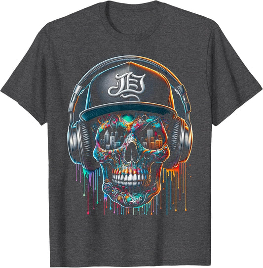 Dripping Paint Skull | Men Women XS - 6XL | Graphic