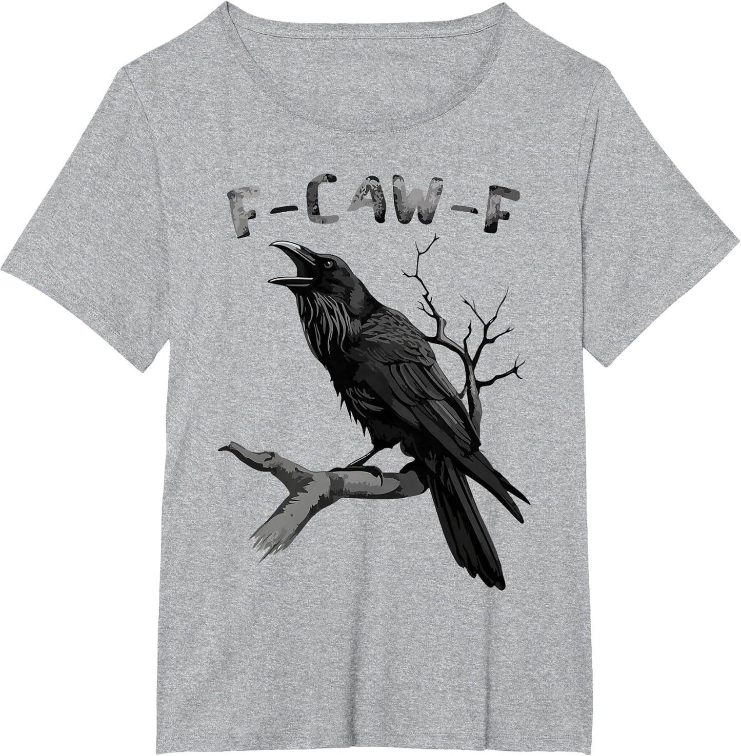 F-Caw-F Funny Black Raven Vintage Crow Sarcastic Humor