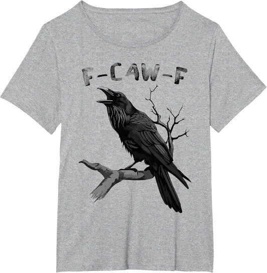 F-Caw-F Funny Black Raven Vintage Crow Sarcastic Humor