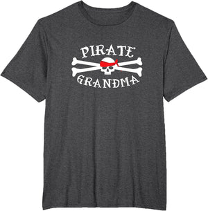 Pirate Grandma Shirt, Funny Cute Skull Crossbones Gift