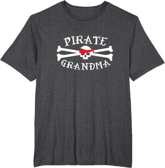 Pirate Grandma Shirt, Funny Cute Skull Crossbones Gift